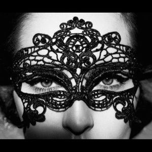 Elegant Black, Sexy, masquerade, Eye Mask🌹